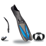 Scubapro Mask Fin Snorkel Package – Spectra, Spectra Mini or Zoom Mask + Nexus Purge Valve Snorkel + GO Travel Fins — Spectr…