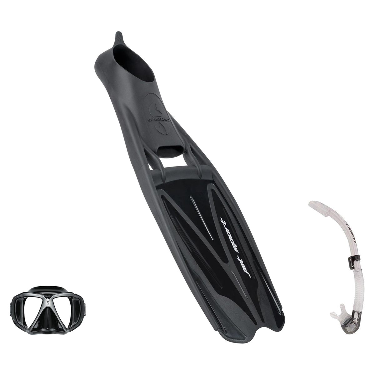 Scubapro Mask Fin Snorkel Package – Spectra Mini, Spectra or Zoom Mask + Nexus Purge Valve Snorkel + GO Travel Fins — Spectr…