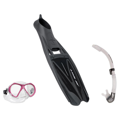 Scubapro Mask Fin Snorkel Package – Spectra Mini, Spectra or Zoom Mask + Nexus Purge Valve Snorkel + GO Travel Fins — Spectr…