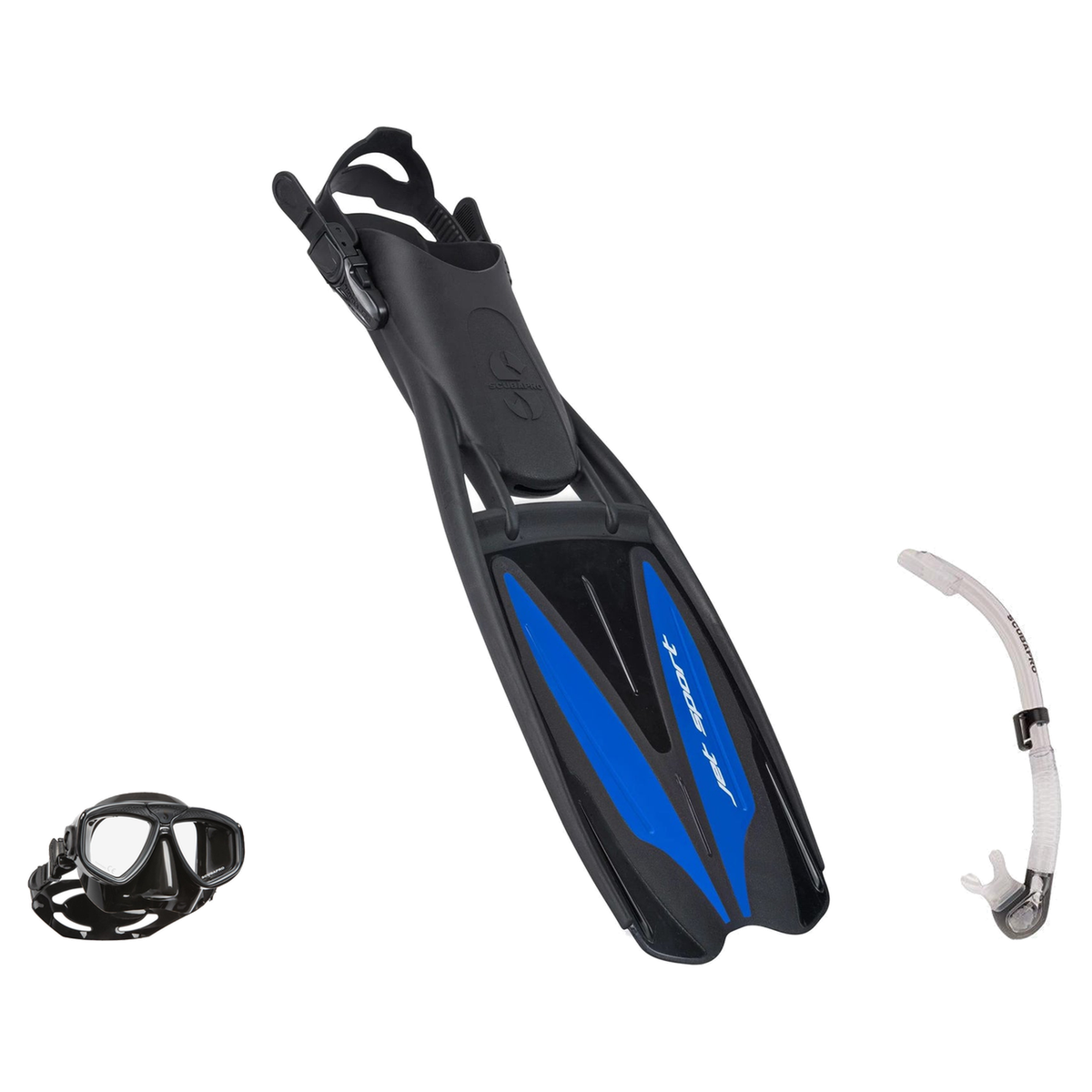 Scubapro Mask Fin Snorkel Package – Spectra Mini, Spectra or Zoom Mask + Nexus Purge Valve Snorkel + GO Travel Fins — Zoom,…