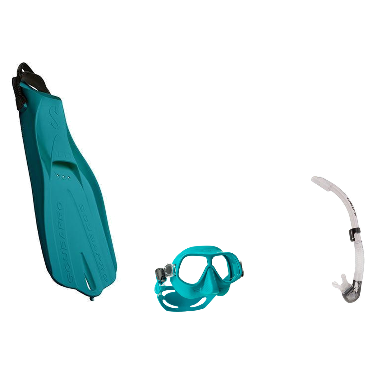 Scubapro Mask Fin Snorkel Package – Steel Comp, Steel Pro Frameless or Crystal Vu Plus Purge Mask + Nexus Purge Valve Snorke…