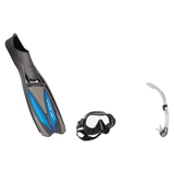 Scubapro Mask Fin Snorkel Package – Steel Comp, Steel Pro Frameless or Crystal Vu Plus Purge Mask + Nexus Purge Valve Snorke…