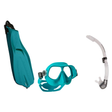 Scubapro Mask Fin Snorkel Package – Steel Comp, Steel Pro Frameless or Crystal Vu Plus Purge Mask + Nexus Purge Valve Snorke…