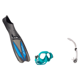 Scubapro Mask Fin Snorkel Package – Steel Comp, Steel Pro Frameless or Crystal Vu Plus Purge Mask + Nexus Purge Valve Snorke…