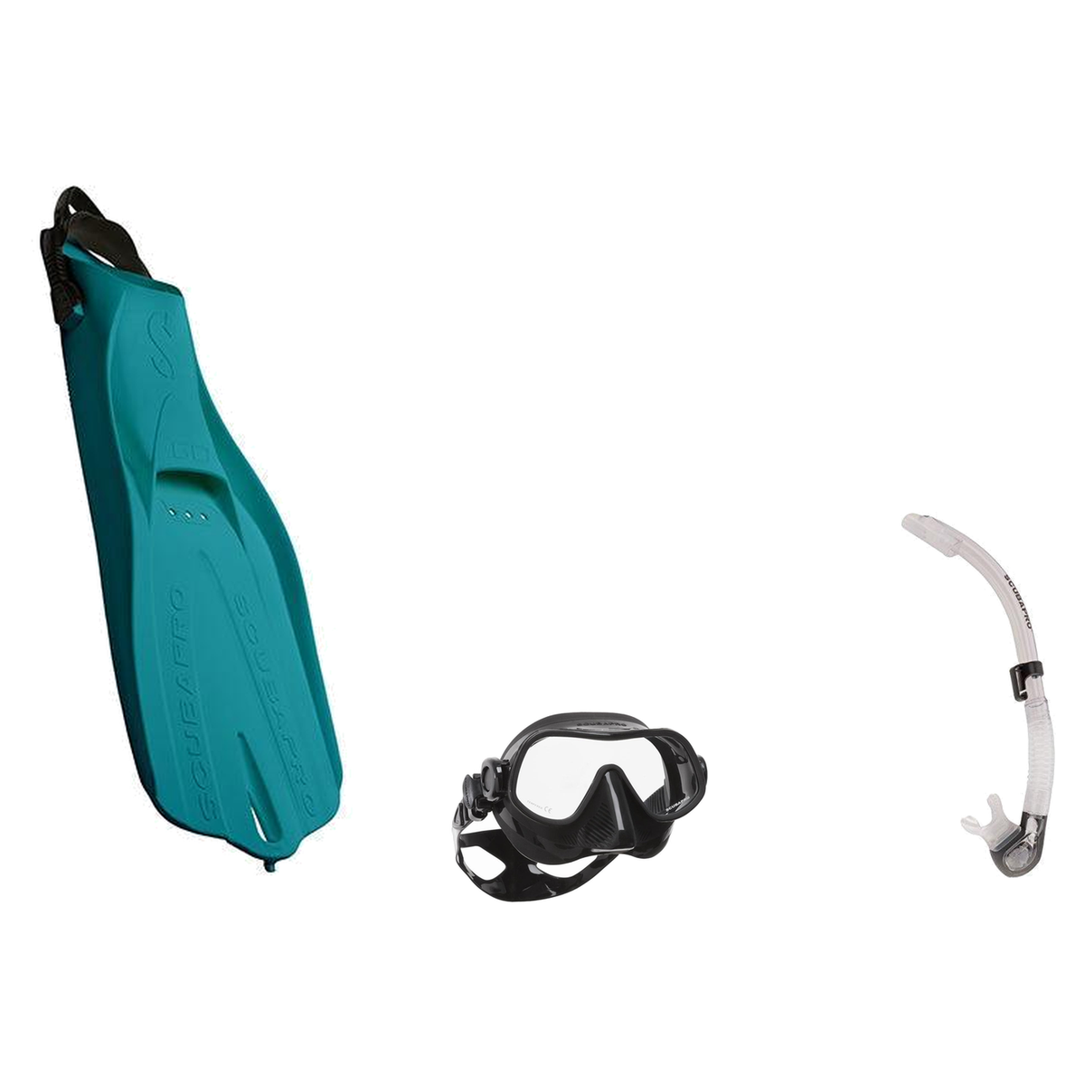 Scubapro Mask Fin Snorkel Package – Steel Comp, Steel Pro Frameless or Crystal Vu Plus Purge Mask + Nexus Purge Valve Snorke…