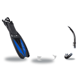 Scubapro Mask Fin Snorkel Package – Steel Comp, Steel Pro Frameless or Crystal Vu Plus Purge Mask + Nexus Purge Valve Snorke…