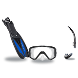 Scubapro Mask Fin Snorkel Package – Steel Comp, Steel Pro Frameless or Crystal Vu Plus Purge Mask + Nexus Purge Valve Snorke…