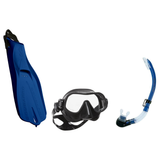 Scubapro Mask Fin Snorkel Package – Steel Pro Frameless, Steel Comp or Crystal Vu Plus Purge Mask + Nexus Purge Valve Snorke…