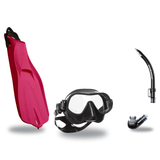 Scubapro Mask Fin Snorkel Package – Steel Pro Frameless, Steel Comp or Crystal Vu Plus Purge Mask + Nexus Purge Valve Snorke…