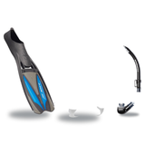 Scubapro Mask Fin Snorkel Package – Steel Pro Frameless, Steel Comp or Crystal Vu Plus Purge Mask + Nexus Purge Valve Snorke…