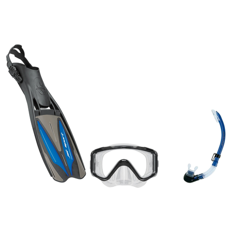Scubapro Mask Fin Snorkel Package – Steel Pro Frameless, Steel Comp or Crystal Vu Plus Purge Mask + Nexus Purge Valve Snorke…