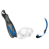 Scubapro Mask Fin Snorkel Package – Steel Pro Frameless, Steel Comp or Crystal Vu Plus Purge Mask + Nexus Purge Valve Snorke…
