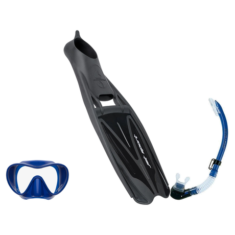 Scubapro Mask Fin Snorkel Package – Trinidad 3, Ghost or Spectra Mask + Nexus Purge Valve Snorkel + GO Travel Fins — Trinida…