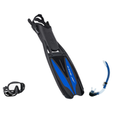 Scubapro Mask Fin Snorkel Package – Trinidad 3, Ghost or Spectra Mask + Nexus Purge Valve Snorkel + GO Travel Fins — Ghost,…