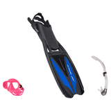 Scubapro Mask Fin Snorkel Package – Zoom Lite, Spectra or Spectra Mini Mask + Nexus Purge Valve Snorkel + GO Travel Fins — Z…