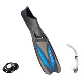 Scubapro Mask Fin Snorkel Package – Zoom Lite, Spectra or Spectra Mini Mask + Nexus Purge Valve Snorkel + GO Travel Fins — S…
