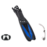 Scubapro Mask Fin Snorkel Package – Zoom Lite, Spectra or Spectra Mini Mask + Nexus Purge Valve Snorkel + GO Travel Fins — S…