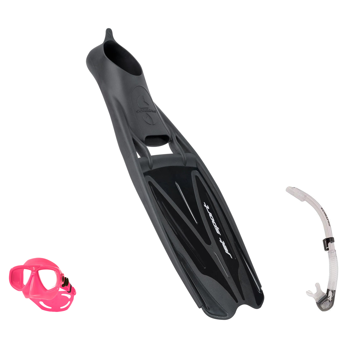 Scubapro Mask Fin Snorkel Package – Zoom Lite, Spectra or Spectra Mini Mask + Nexus Purge Valve Snorkel + GO Travel Fins — Z…