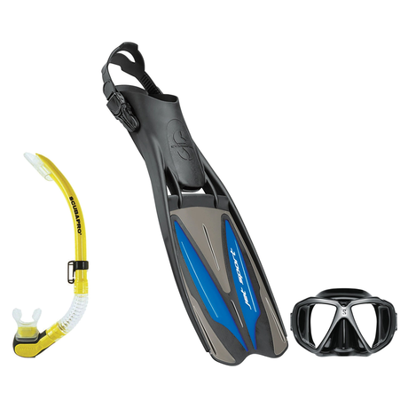 Scubapro Mask Fin Snorkel Package – Zoom, Spectra or Spectra Mini Mask + Nexus Purge Valve Snorkel + GO Travel Fins — Spectr…