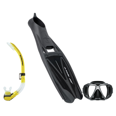 Scubapro Mask Fin Snorkel Package – Zoom, Spectra or Spectra Mini Mask + Nexus Purge Valve Snorkel + GO Travel Fins — Spectr…