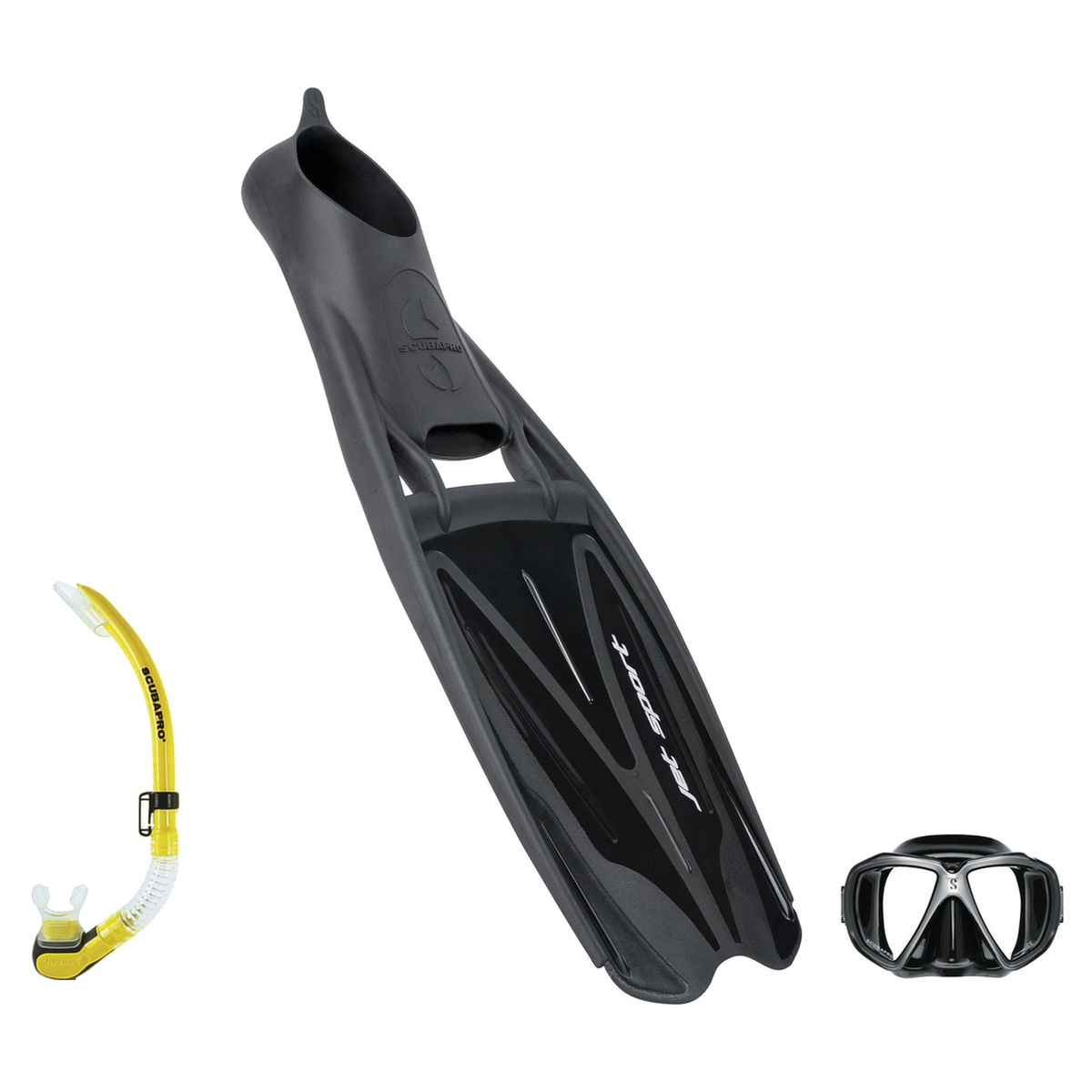 Scubapro Mask Fin Snorkel Package – Zoom, Spectra or Spectra Mini Mask + Nexus Purge Valve Snorkel + GO Travel Fins — Spectr…