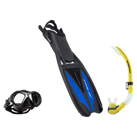 Scubapro Mask Fin Snorkel Package – Zoom, Spectra or Spectra Mini Mask + Nexus Purge Valve Snorkel + GO Travel Fins — Spectr…