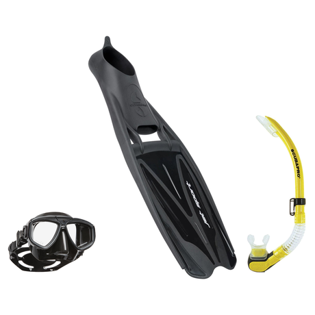 Scubapro Mask Fin Snorkel Package – Zoom, Spectra or Spectra Mini Mask + Nexus Purge Valve Snorkel + GO Travel Fins — Zoom,…
