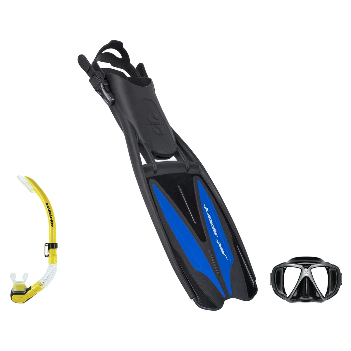 Scubapro Mask Fin Snorkel Package – Zoom, Spectra or Spectra Mini Mask + Nexus Purge Valve Snorkel + GO Travel Fins — Spectr…