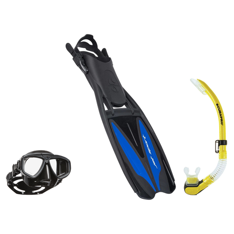 Scubapro Mask Fin Snorkel Package – Zoom, Spectra or Spectra Mini Mask + Nexus Purge Valve Snorkel + GO Travel Fins — Zoom,…