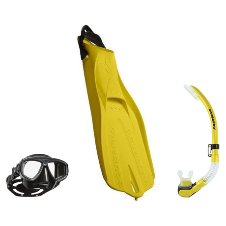 Scubapro Mask Fin Snorkel Package – Zoom, Spectra or Spectra Mini Mask + Nexus Purge Valve Snorkel + GO Travel Fins — Zoom,…