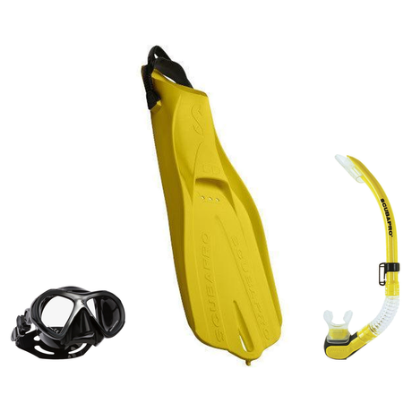 Scubapro Mask Fin Snorkel Package – Zoom, Spectra or Spectra Mini Mask + Nexus Purge Valve Snorkel + GO Travel Fins — Spectr…