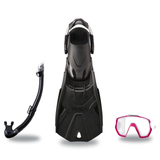 Tusa Mask Fin Snorkel Package – Freedom Elite Single Lens, Tina Single Lens or Imprex 3-D Hyperdry Single Lens Mask + Hyperd…