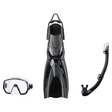 Tusa Mask Fin Snorkel Package – Freedom Elite Single Lens, Tina Single Lens or Imprex 3-D Hyperdry Single Lens Mask + Hyperd…
