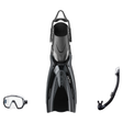Tusa Mask Fin Snorkel Package – Freedom Elite Single Lens, Tina Single Lens or Imprex 3-D Hyperdry Single Lens Mask + Hyperd…