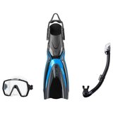 Tusa Mask Fin Snorkel Package – Freedom HD Single Lens, Zensee or Ino Mask + Hyperdry Elite II Snorkel + HyFlex Switch Open…