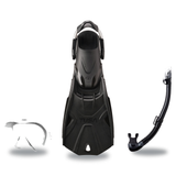 Tusa Mask Fin Snorkel Package – Freedom HD Single Lens, Zensee or Ino Mask + Hyperdry Elite II Snorkel + HyFlex Switch Open…