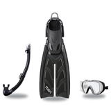 Tusa Mask Fin Snorkel Package – Freedom Tri-Quest Single Lens, Tina Single Lens or Ino Mask + Hyperdry Elite II Snorkel + Hy…