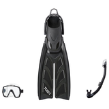 Tusa Mask Fin Snorkel Package – Freedom HD Single Lens, Zensee or Ino Mask + Hyperdry Elite II Snorkel + Hyflex Zoom Fins —…