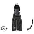 Tusa Mask Fin Snorkel Package – Freedom HD Single Lens, Zensee or Ino Mask + Hyperdry Elite II Snorkel + Hyflex Zoom Fins —…