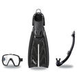 Tusa Mask Fin Snorkel Package – Freedom HD Single Lens, Zensee or Ino Mask + Hyperdry Elite II Snorkel + Hyflex Zoom Fins —…