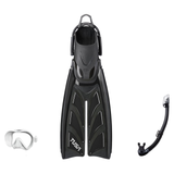 Tusa Mask Fin Snorkel Package – Freedom HD Single Lens, Zensee or Ino Mask + Hyperdry Elite II Snorkel + Hyflex Zoom Fins —…