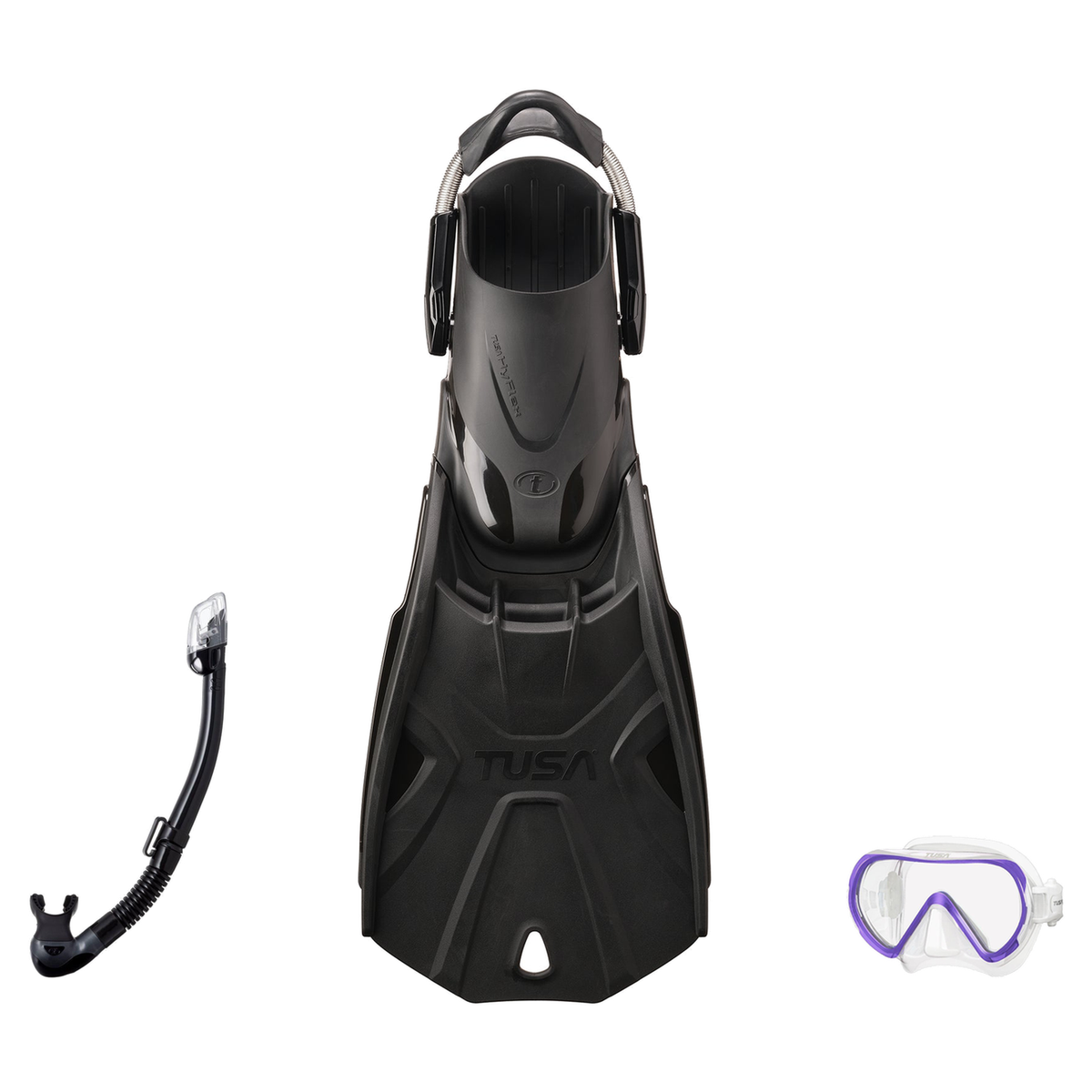 Tusa Mask Fin Snorkel Package – Freedom HD Single Lens, Zensee or Ino Mask + Hyperdry Elite II Snorkel + Hyflex Zoom Fins —…