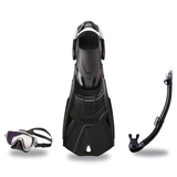 Tusa Mask Fin Snorkel Package – Ino Pro Diving Silicone, Zensee Pro or Visio Pro Single Lens Mask + Hyperdry Elite II Snorke…