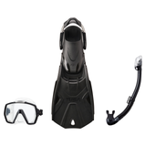 Tusa Mask Fin Snorkel Package – Intega Dual Lens, Freedom HD Single Lens or Zensee Mask + Hyperdry Elite II Snorkel + HyFlex…