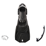 Tusa Mask Fin Snorkel Package – Intega Dual Lens, Freedom HD Single Lens or Zensee Mask + Hyperdry Elite II Snorkel + HyFlex…