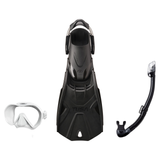 Tusa Mask Fin Snorkel Package – Intega Dual Lens, Freedom HD Single Lens or Zensee Mask + Hyperdry Elite II Snorkel + HyFlex…