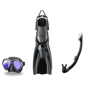 Tusa Mask Fin Snorkel Package – Paragon Professional, Paragon S Single Lens or Zensee Pro Mask + Hyperdry Elite II Snorkel +…