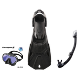 Tusa Mask Fin Snorkel Package – Paragon Professional, Paragon S Single Lens or Zensee Pro Mask + Hyperdry Elite II Snorkel +…