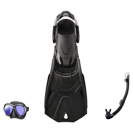 Tusa Mask Fin Snorkel Package – Paragon Professional, Paragon S Single Lens or Zensee Pro Mask + Hyperdry Elite II Snorkel +…