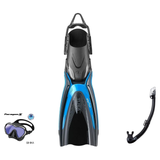 Tusa Mask Fin Snorkel Package – Paragon S Single Lens, Paragon Professional or Zensee Pro Mask + Hyperdry Elite II Snorkel +…